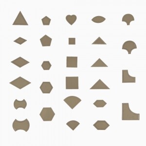 투명 아크릴 패치워크 템플릿 27종 세트 (개)