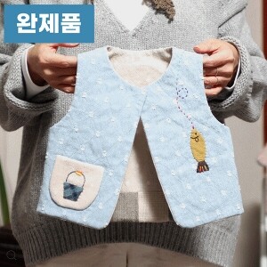 [바이핸즈] 퀼트완제품 소품 - BEAR 조끼 (개)