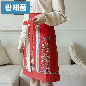 [바이핸즈] 퀼트완제품 의류 - 전통 활옷 길상자수 앞치마 (개)