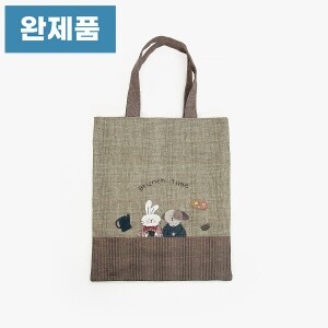 [바이핸즈] 퀼트완제품 가방 - 퀼팅타임 에코백 (베이지 그레이) (개)