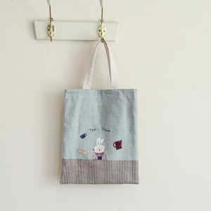 [바이핸즈] 퀼트완제품 가방 - 퀼팅타임 에코백 (블루) (개)