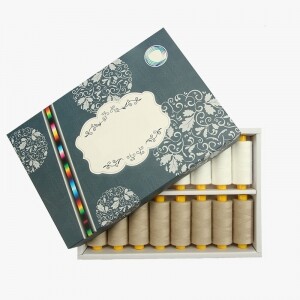 국산 폴리에스테르 미싱 재봉사 화이트 베이지 16종 세트 (set)