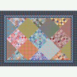 DTP 모로칸 스타일 커트지 대폭 쿠션 커버 가림막 156cm x 113cm (개)