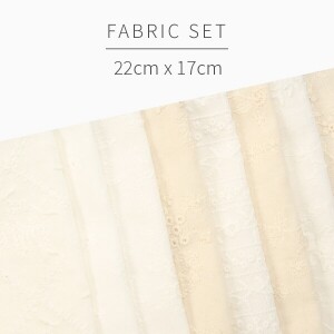 [원단패키지] 바이핸즈 아일렛 레이스 30 8종 - 22cm x 17cm BSH5424 (set)