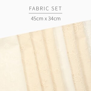 [원단패키지] 바이핸즈 아일렛 레이스 31 8종 - 45cm x 34cm BSH5429 (set)