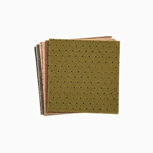 바이핸즈 선염 체크 조각원단 30종 세트 11x11cm (set)